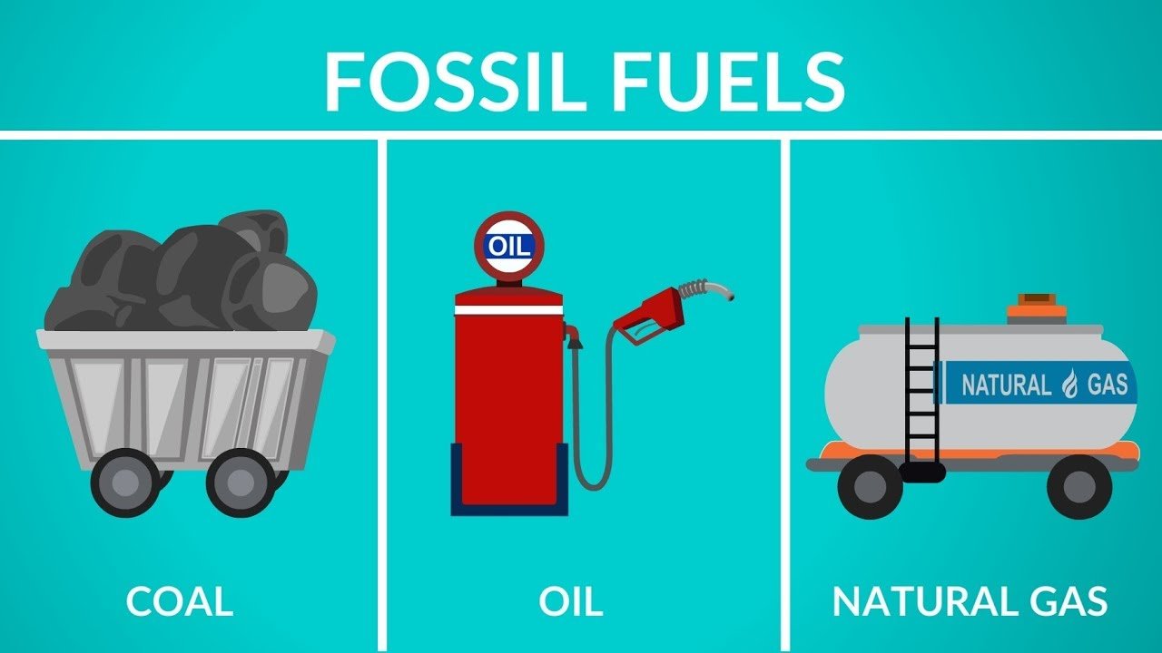 different types of fossil fuels