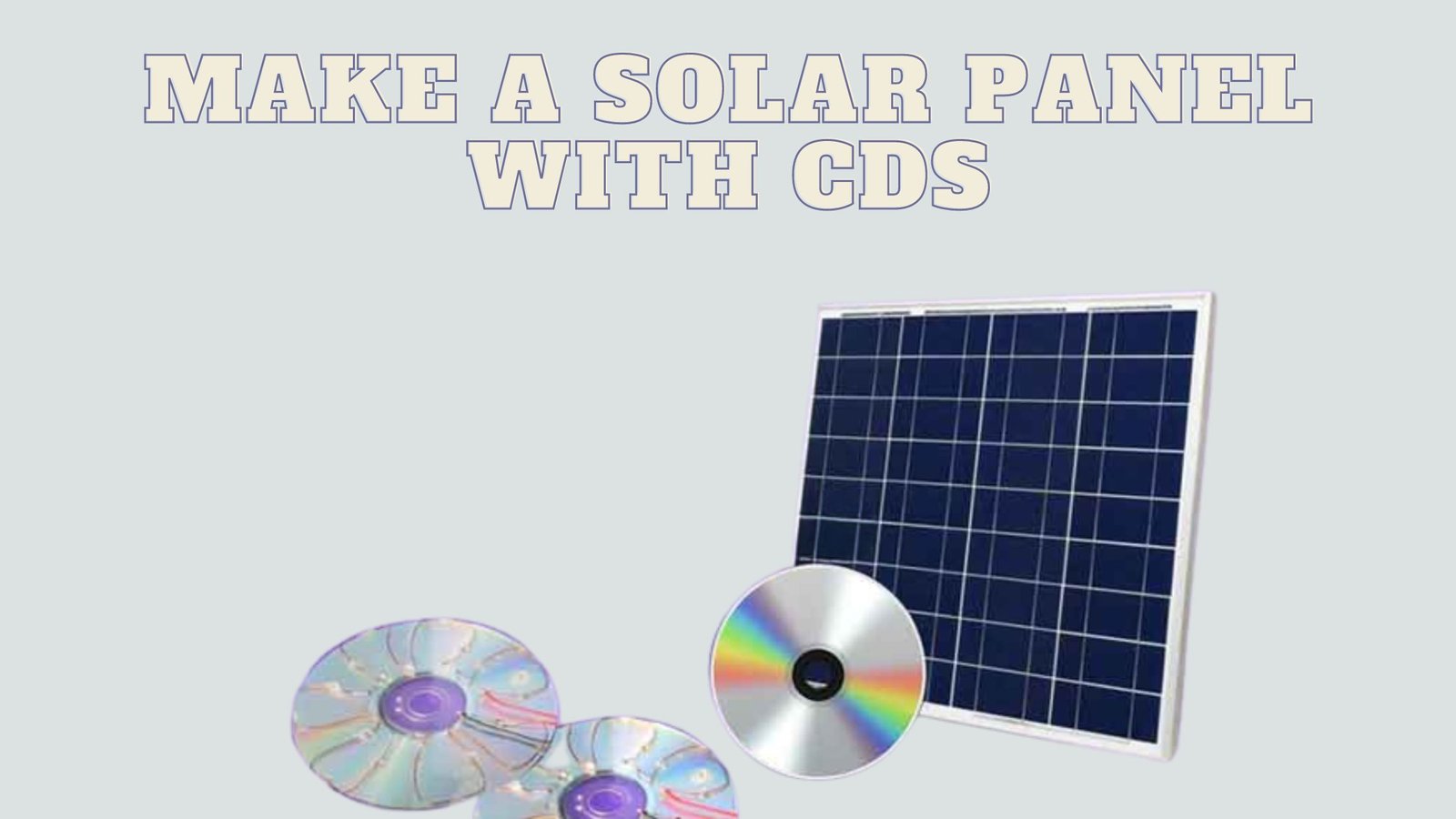 solar panel made with cds
