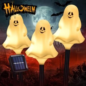 solar halloween decorative stake lights