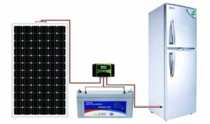 solar panels refrigerator