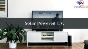 solar powered televisions