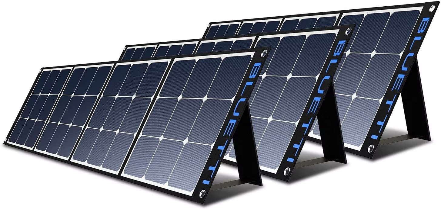 new 200W solar panels