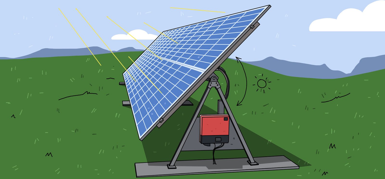 ideal solar panel tilt angle