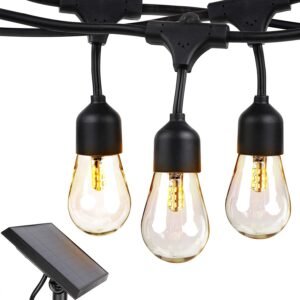 brighttech ambience pro solar powered string lights outdoor
