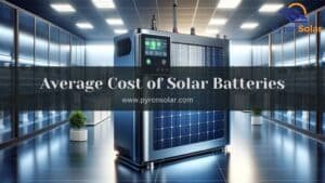 cost of solar batteries