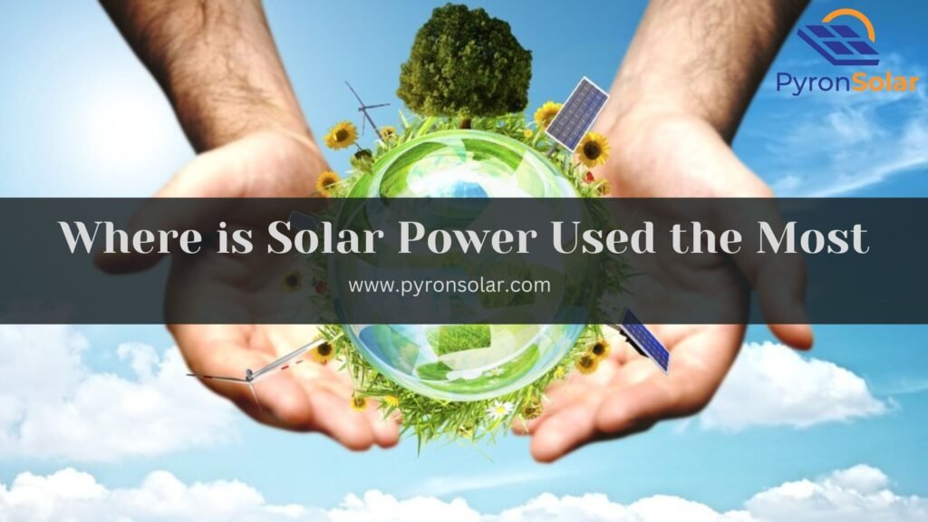 solar energy used most in the world