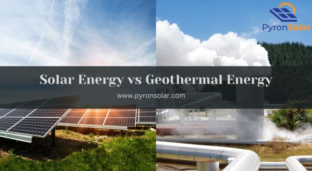 solar energy vs geothermal energy