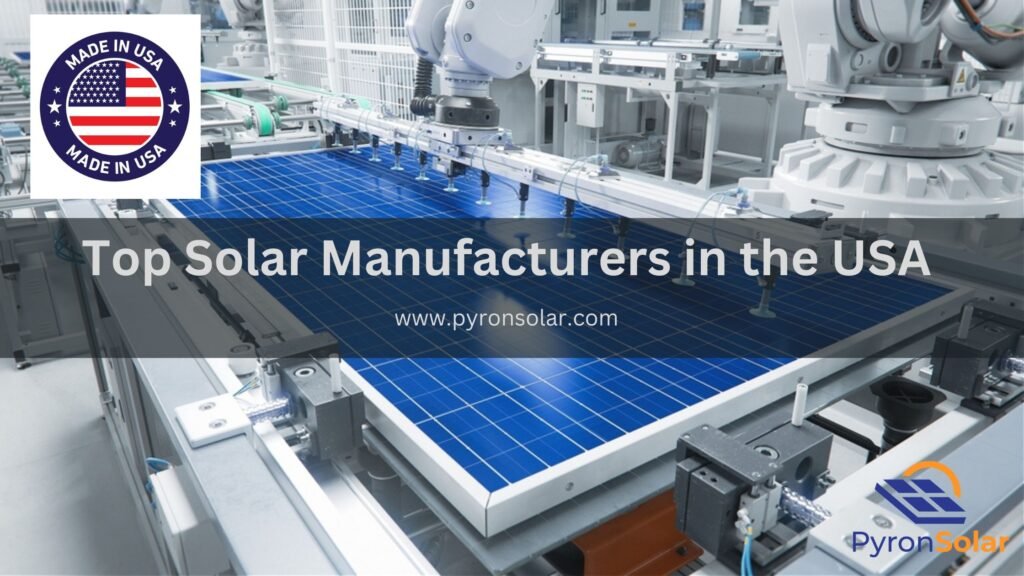 top solar manufacturers in the usa