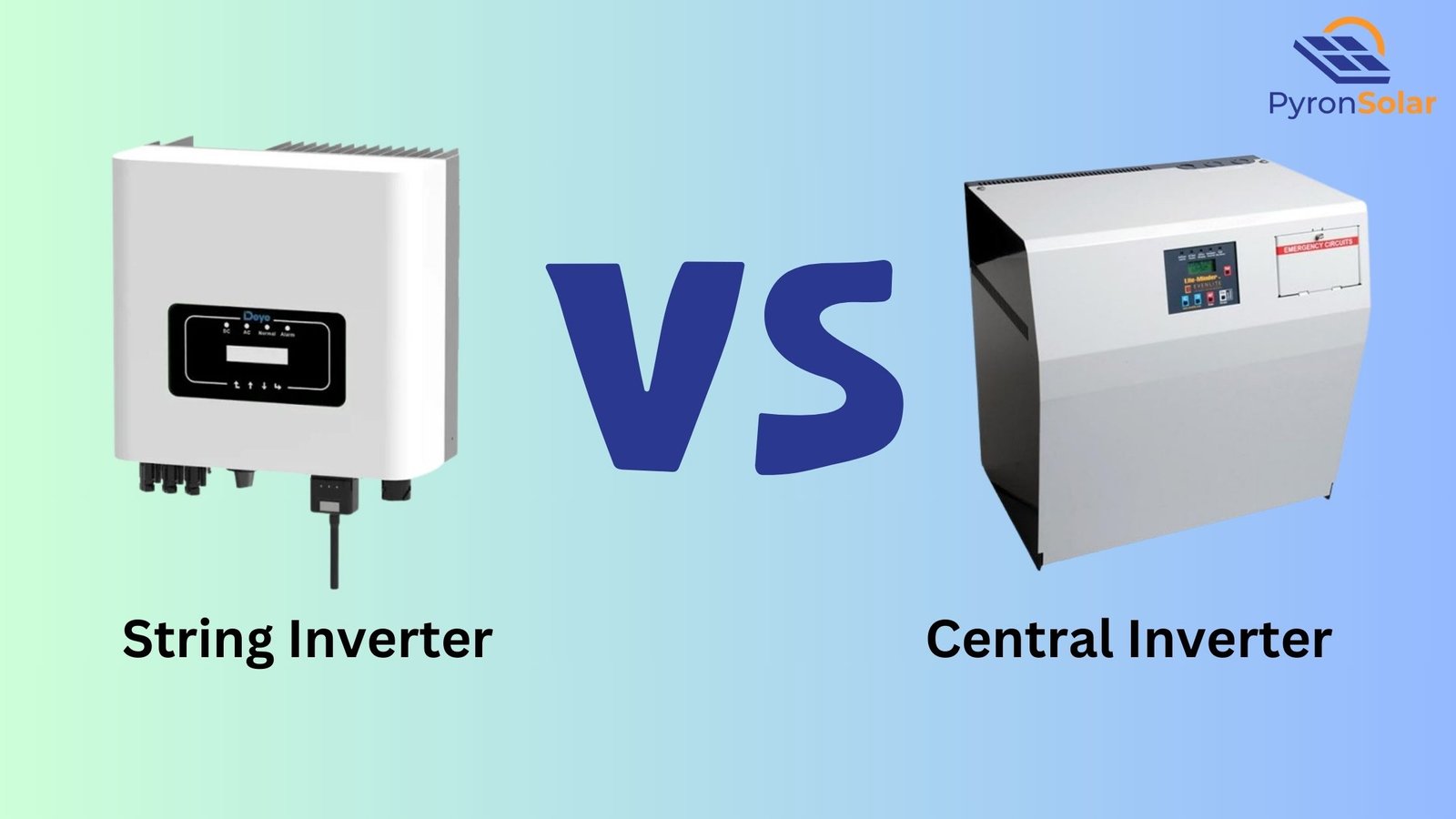 string inverter vs central inverter