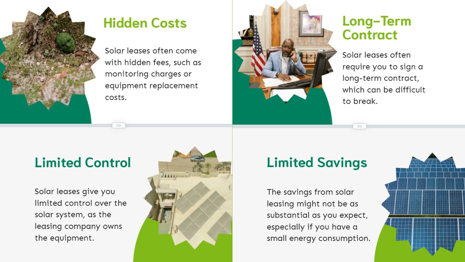 cons of solar leasing