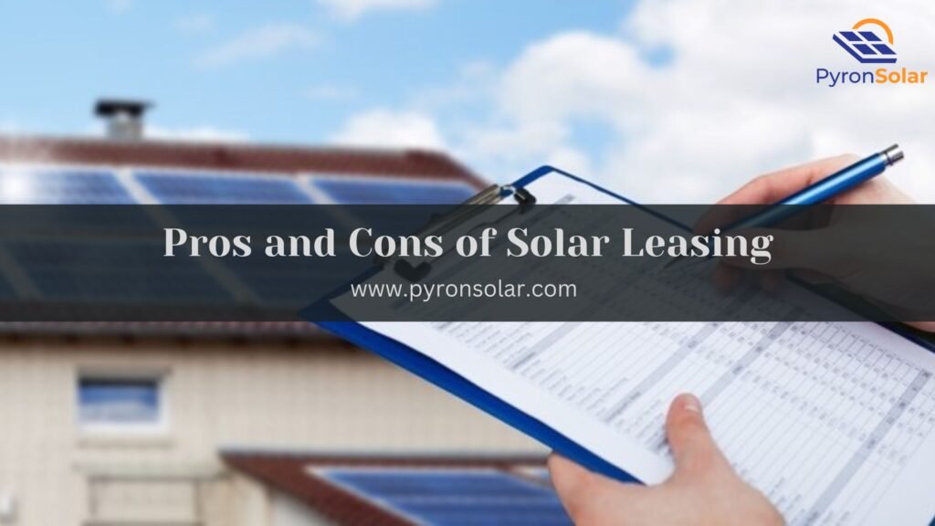 pros and cons of solar leasing