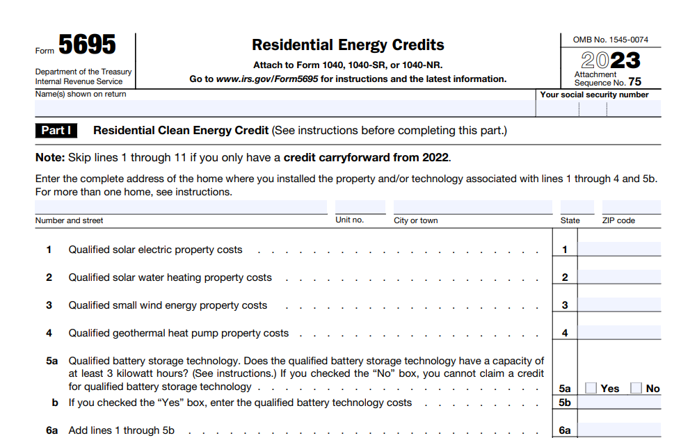 form 5695